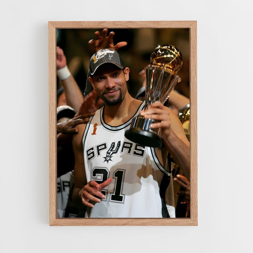 Poster Spurs Éternels – affiche Basketball (vue 4)